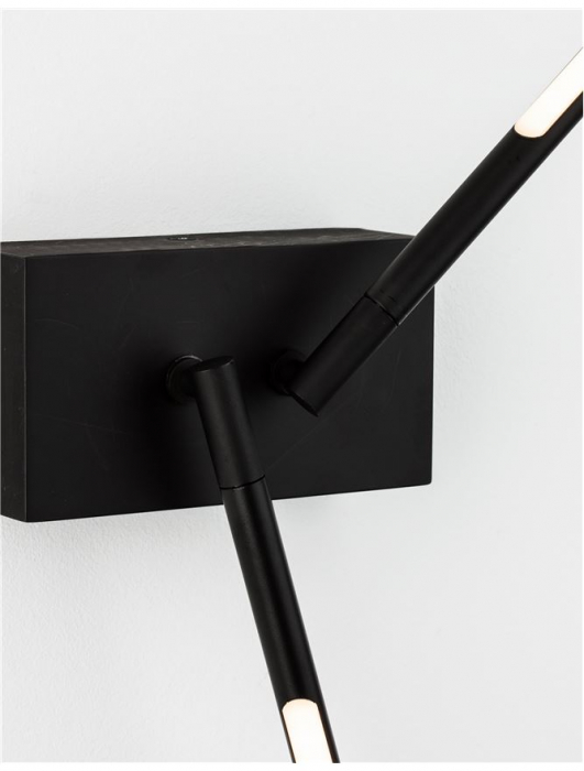 9180723 Aplica Nova Luce RACCIO LED 9,2W 560lm 3000K IP20 Metal & Acrylic Black NOVALUCE [6]