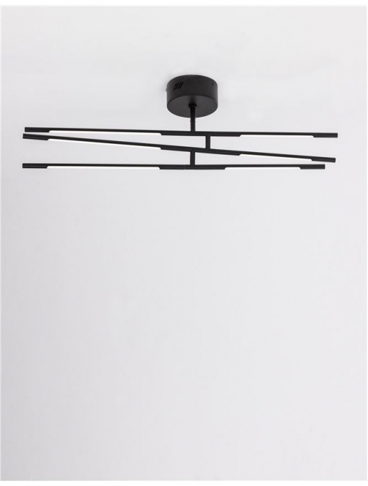 9180761 Plafoniera Nova Luce RACCIO LED 30W 2100lm 3000K IP20 Metal & Acrylic Black NOVALUCE [2]