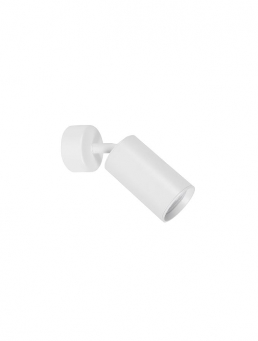 9184311 Aplica Nova Luce WAN GU10 1x10W   Aluminium Sandy White  IP20 [1]