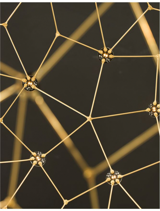 9186001 Suspensie Nova Luce SOLE LED 21,6W 2520lm 3000K IP20 Metal Gold NOVALUCE [4]