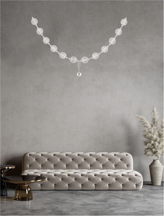 9186911 Lustra Nova Luce BRILLANTE LED 49W 3256lm 3200K Aluminium & Acrylic Chrome Dimabil Triac IP20 [5]