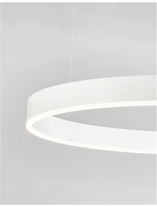 9190748 Suspensie Nova Luce MOTIF LED 48W 3360lm 3000K IP20 Aluminiu/Acril Sandy White NOVALUCE [4]