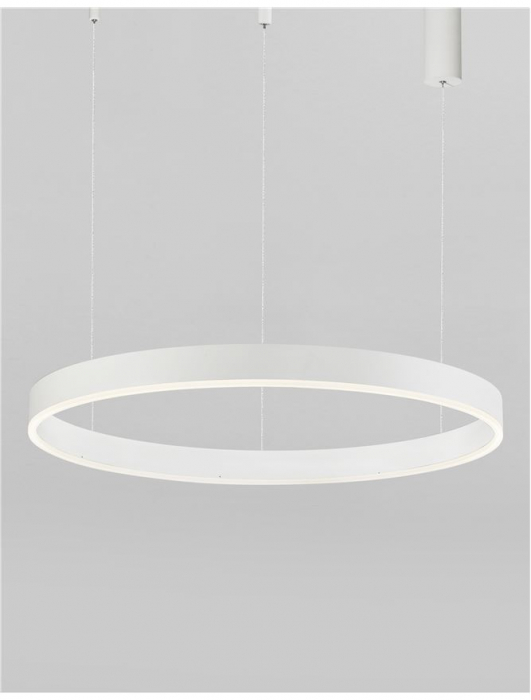 9190755 Lustra Nova Luce MOTIF LED 60W 4165lm 3000K  Aluminium & Acrylic Sandy White Dimabil Triac IP20 [4]