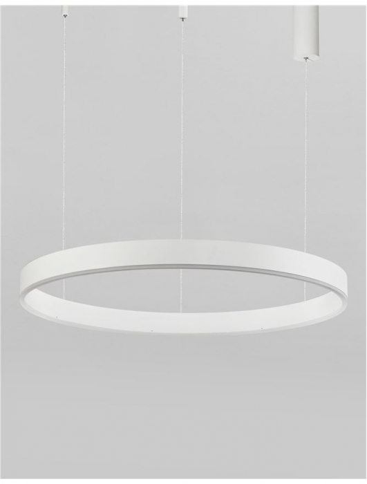 9190755 Lustra Nova Luce MOTIF LED 60W 4165lm 3000K  Aluminium & Acrylic Sandy White Dimabil Triac IP20 [3]