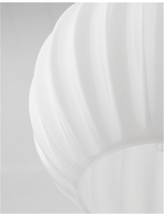 9190883 Pendul Nova Luce ODELL E27 1x12W   Aluminium & Opal Glass Chrome  IP20 [5]