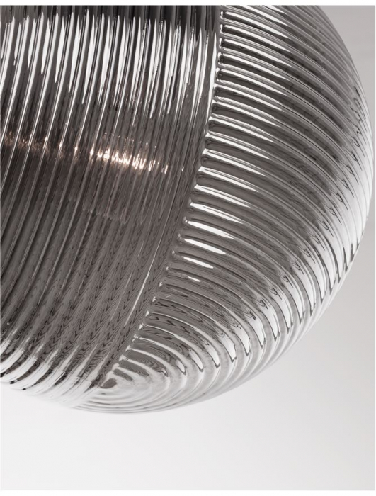 9191210 Pendul Nova Luce ATHENA E27 1x12W   Metal Smoky Gray Matt Black  IP20 [5]