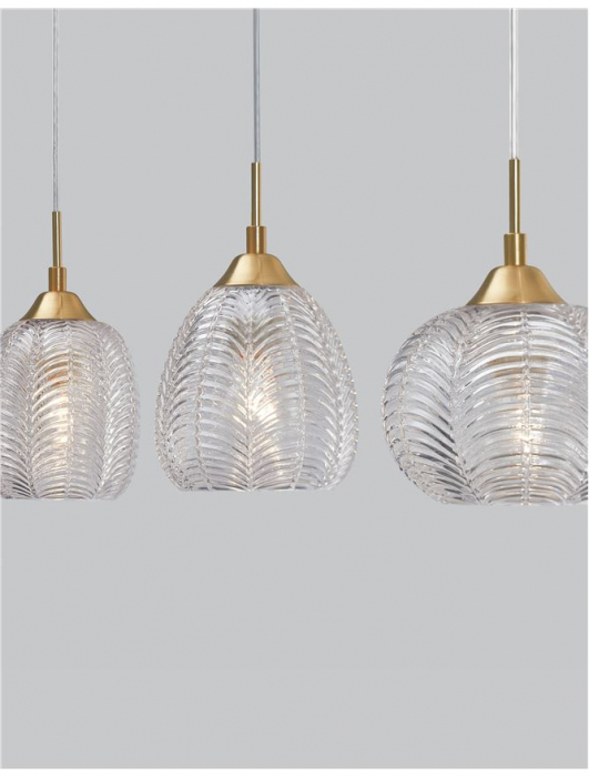 9191543 Lustra Nova Luce VARIO E27 3x12W   Metal Satin Gold  IP20 [2]