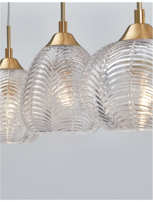 9191543 Lustra Nova Luce VARIO E27 3x12W   Metal Satin Gold  IP20 [3]