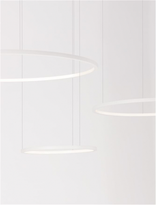9210313 Lustra Nova Luce PURPLE LED 80W 5600lm 3000K Aluminium & Acrylic Sandy White Dimabil Triac IP20 [2]