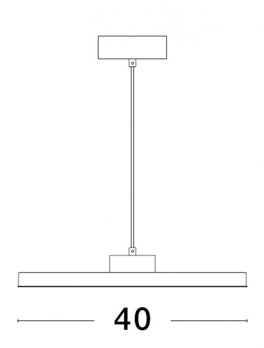 9212909 Lustra Nova Luce ANDRIA LED 30W 2221lm 3000K Aluminium & Acrylic Sandy Black Dimabil Triac IP20 [3]