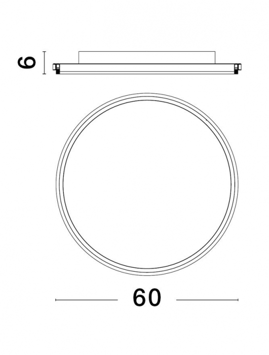 9212916 Plafoniera Nova Luce WILLOW LED 52W 6339lm 3000K Aluminium & Acrylic Sandy White Nedimabil IP20 [3]