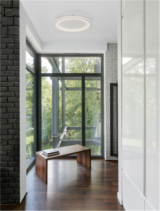 9212917 Plafoniera Nova Luce OGGY LED 30W 2223lm 3000K Aluminium & Acrylic Sandy White Nedimabil IP20 [2]