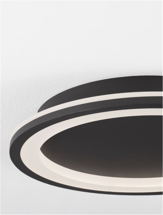 9212918 Plafoniera Nova Luce OGGY LED 30W 2223lm 3000K Aluminium & Acrylic Sandy White Nedimabil IP20 [3]
