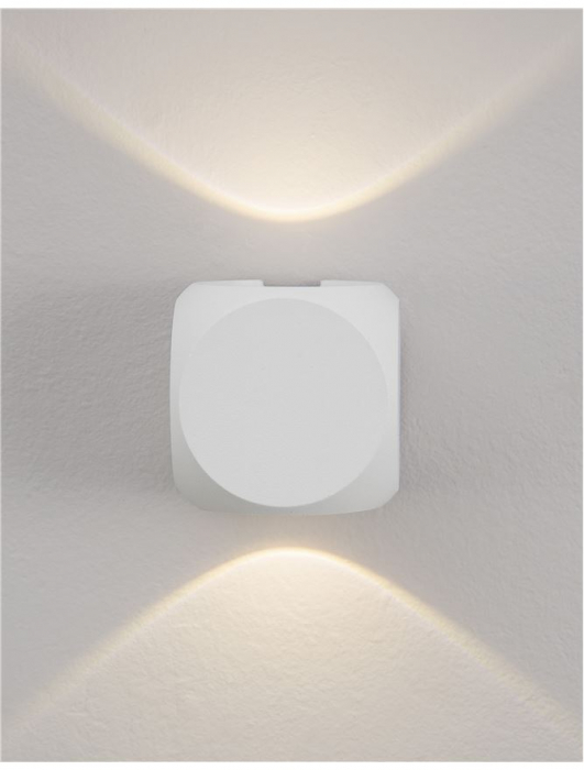 9226217 Aplica Nova Luce ZARI LED 2X2W 285lm 3000K IP54 Aluminium Glass Diffuser Sandy White Beam 2x38 degrees Light in 2 directions [2]
