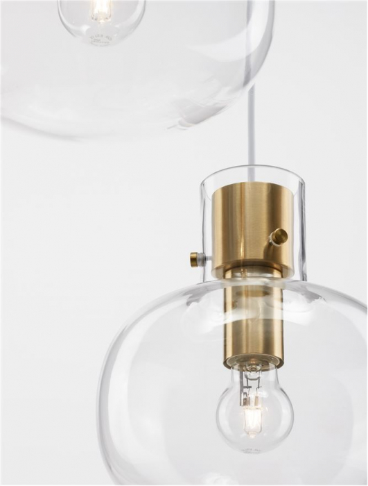 9236610 Lustra Nova Luce CINZIA E27 3x12W   Metal Brass Gold  IP20 [6]