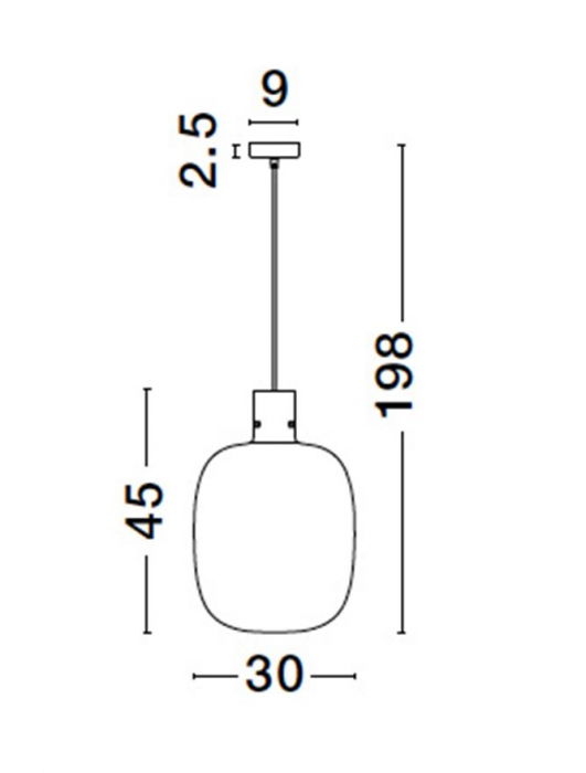 9236630 Pendul Nova Luce CINZIA E27 1x12W   Metal Brass Gold  IP20 [10]