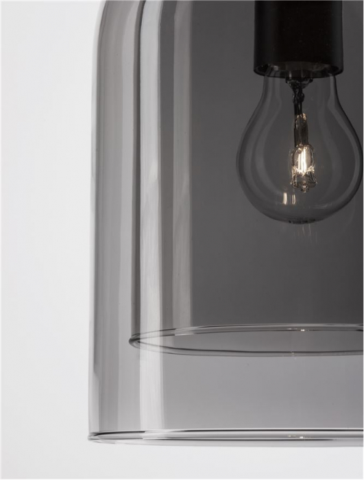 9236700 Pendul Nova Luce VELOR E27 1x12W   Metal Black & Gold  IP20 [4]