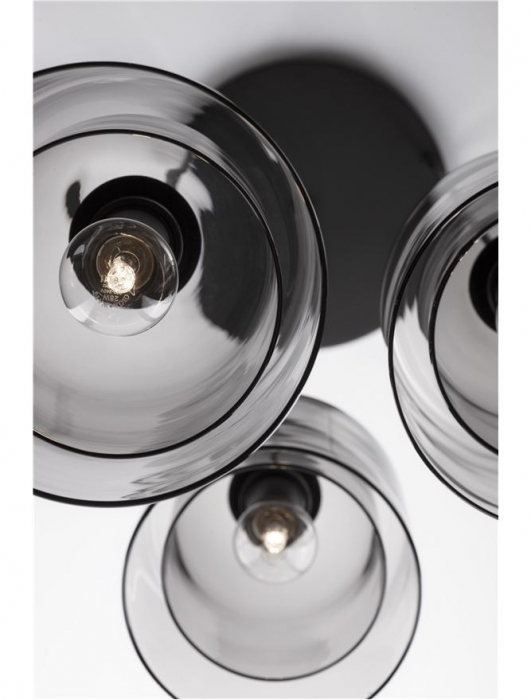9236710 Lustra Nova Luce VELOR E27 3x12W   Metal Black & Gold  IP20 [6]