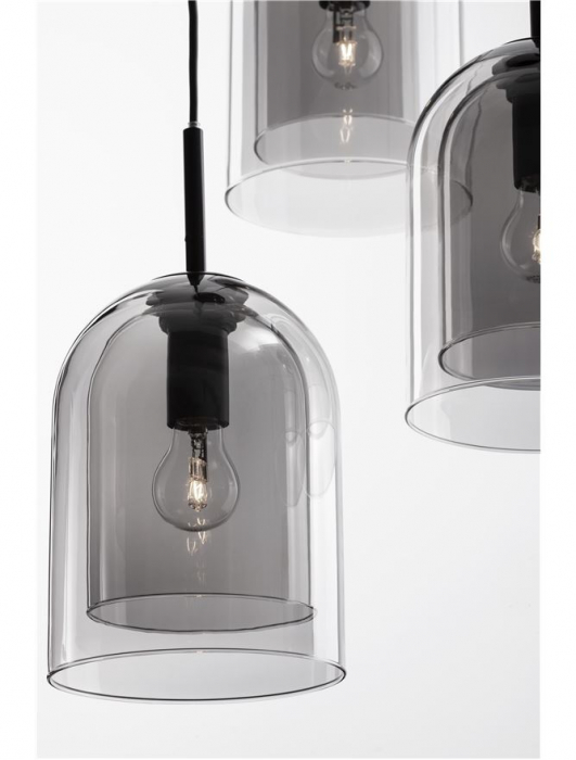 9236710 Lustra Nova Luce VELOR E27 3x12W   Metal Black & Gold  IP20 [5]