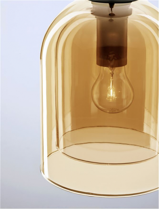 9236730 Pendul Nova Luce VELOR E27 1x12W   Metal Champagne  IP20 [5]