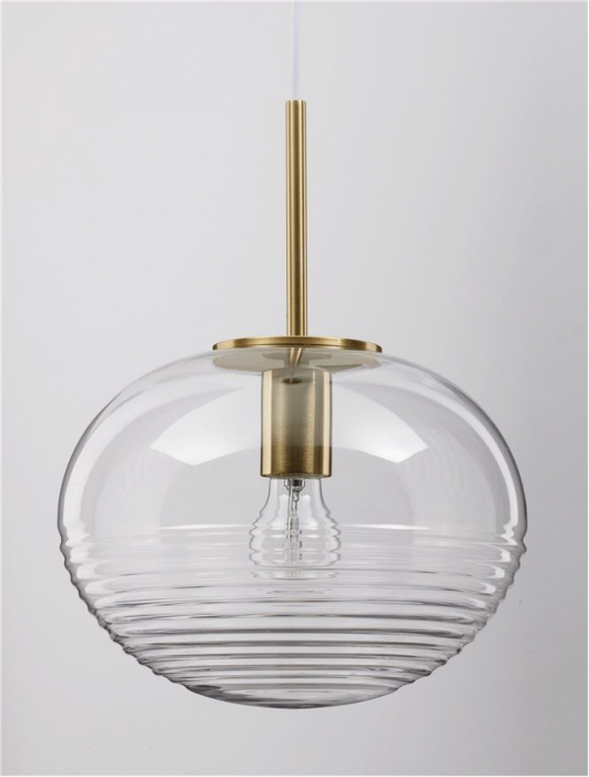 9236750 Pendul Nova Luce MAEVE E27 1x12W   Metal Brass Gold  IP20 [5]