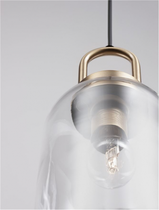 9241160 Pendul Nova Luce IRVINE E27 1x12W   Metal Brass Gold  IP20 [9]