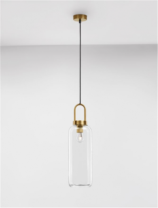 9241160 Pendul Nova Luce IRVINE E27 1x12W   Metal Brass Gold  IP20 [4]