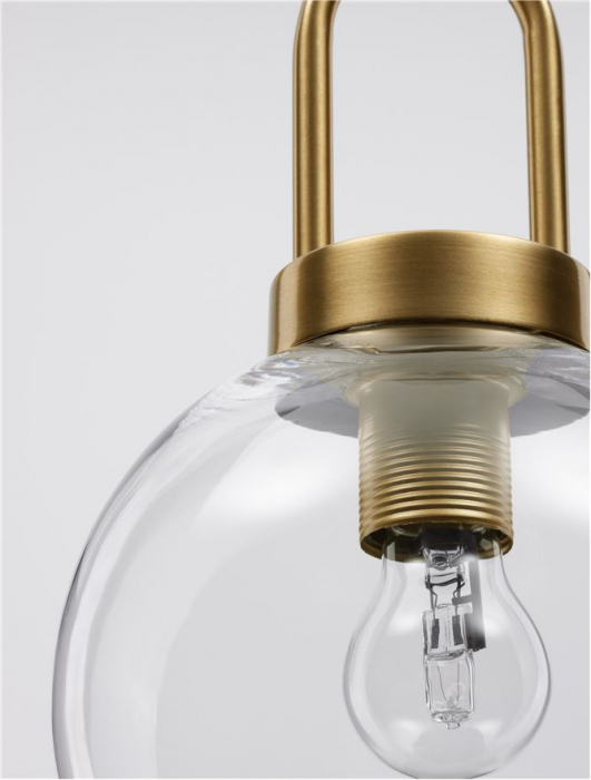 9241170 Pendul Nova Luce IRVINE E27 1x12W   Metal Brass Gold  IP20 [6]