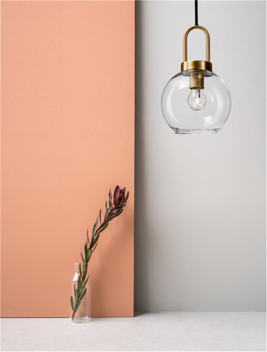 9241170 Pendul Nova Luce IRVINE E27 1x12W   Metal Brass Gold  IP20 [2]