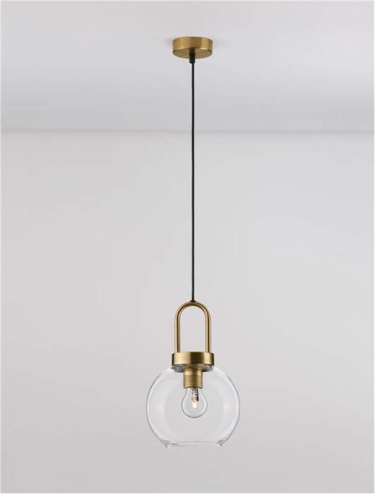 9241170 Pendul Nova Luce IRVINE E27 1x12W   Metal Brass Gold  IP20 [4]