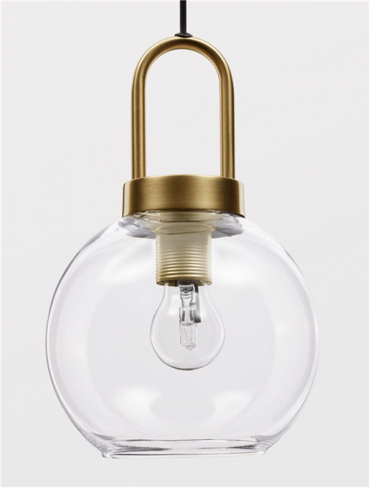 9241170 Pendul Nova Luce IRVINE E27 1x12W   Metal Brass Gold  IP20 [5]