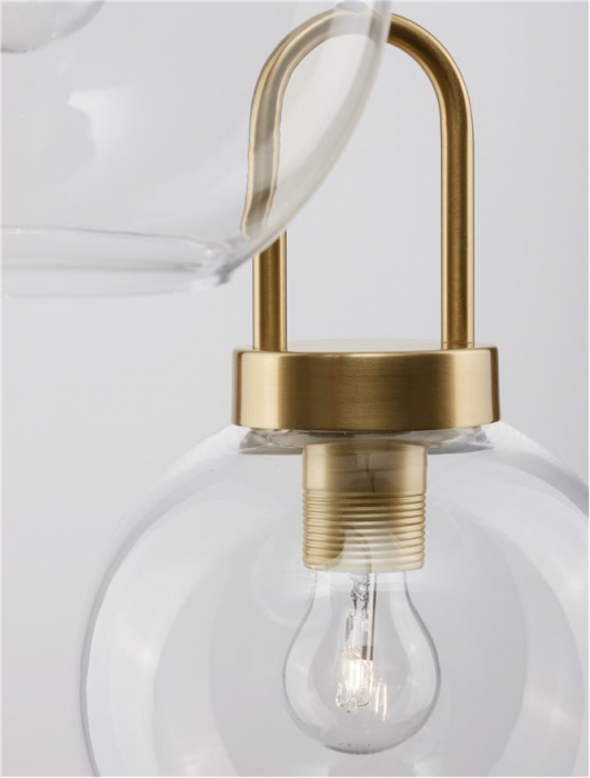 9241190 Lustra Nova Luce IRVINE E27 3x12W   Metal Brass Gold  IP20 [7]