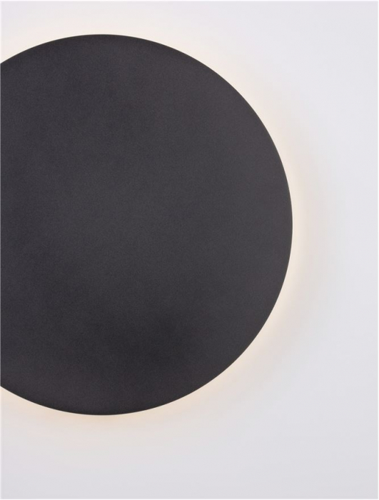 9248151 Aplica Nova Luce CYRCLE LED 22W 2300lm 3000K Aluminium & Acrylic Sandy Black Nedimabil IP20 [7]