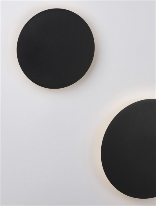 9248151 Aplica Nova Luce CYRCLE LED 22W 2300lm 3000K Aluminium & Acrylic Sandy Black Nedimabil IP20 [9]
