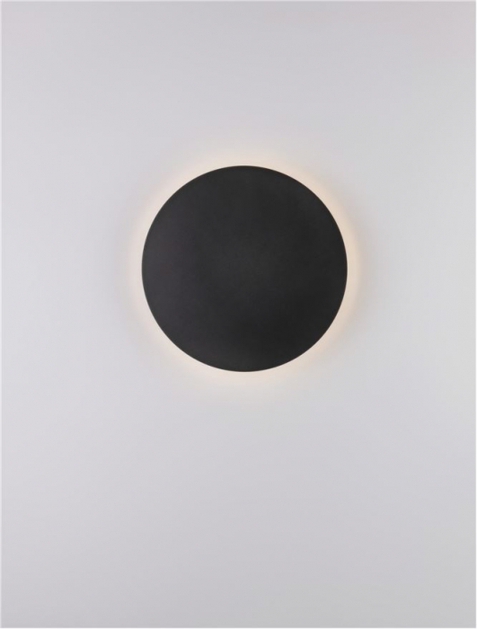 9248151 Aplica Nova Luce CYRCLE LED 22W 2300lm 3000K Aluminium & Acrylic Sandy Black Nedimabil IP20 [6]