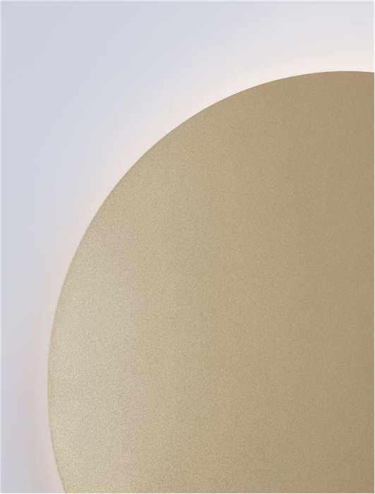 9248153 Aplica Nova Luce CYRCLE LED 22W 2300lm 3000K Aluminium & Acrylic Matt Gold Nedimabil IP20 [7]