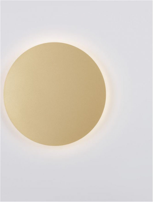 9248153 Aplica Nova Luce CYRCLE LED 22W 2300lm 3000K Aluminium & Acrylic Matt Gold Nedimabil IP20 [9]