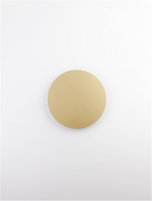 9248153 Aplica Nova Luce CYRCLE LED 22W 2300lm 3000K Aluminium & Acrylic Matt Gold Nedimabil IP20 [3]