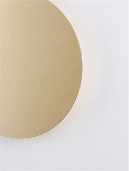 9248156 Aplica Nova Luce CYRCLE LED 12W 1300lm 3000K Aluminium & Acrylic Matt Gold Nedimabil IP20 [7]