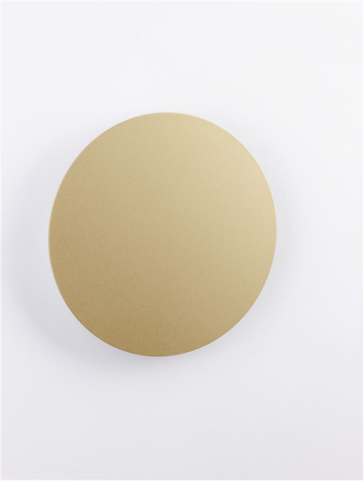 9248156 Aplica Nova Luce CYRCLE LED 12W 1300lm 3000K Aluminium & Acrylic Matt Gold Nedimabil IP20 [6]