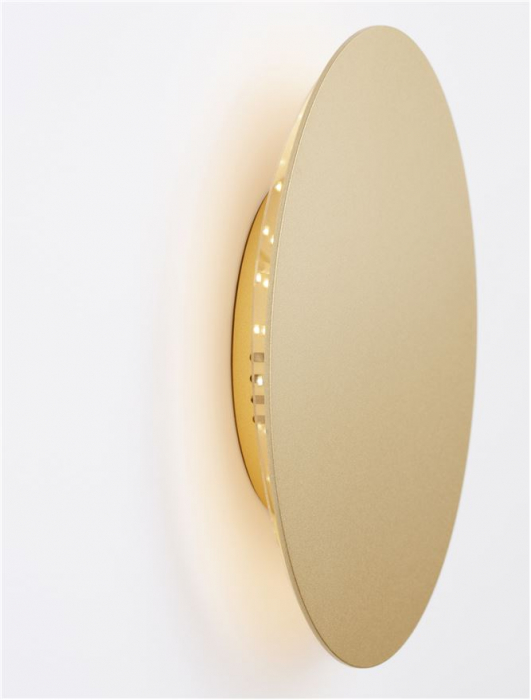 9248156 Aplica Nova Luce CYRCLE LED 12W 1300lm 3000K Aluminium & Acrylic Matt Gold Nedimabil IP20 [8]