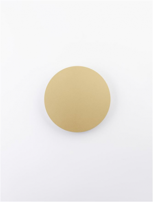 9248156 Aplica Nova Luce CYRCLE LED 12W 1300lm 3000K Aluminium & Acrylic Matt Gold Nedimabil IP20 [3]