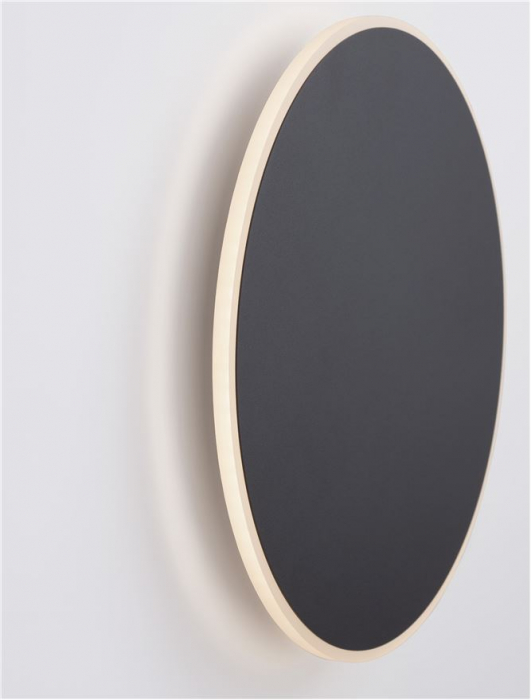 9248157 Aplica Nova Luce NEVO LED 20W 1450lm 3000K Aluminium & Acrylic Sandy Black Nedimabil IP20 [9]