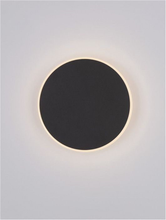 9248159 Aplica Nova Luce NEVO LED 12W 850lm 3000K Aluminium & Acrylic Sandy Black Nedimabil IP20 [2]