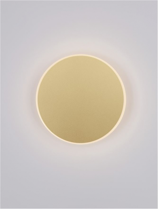 9248161 Aplica Nova Luce NEVO LED 12W 850lm 3000K Aluminium & Acrylic Matt Gold Nedimabil IP20 [2]