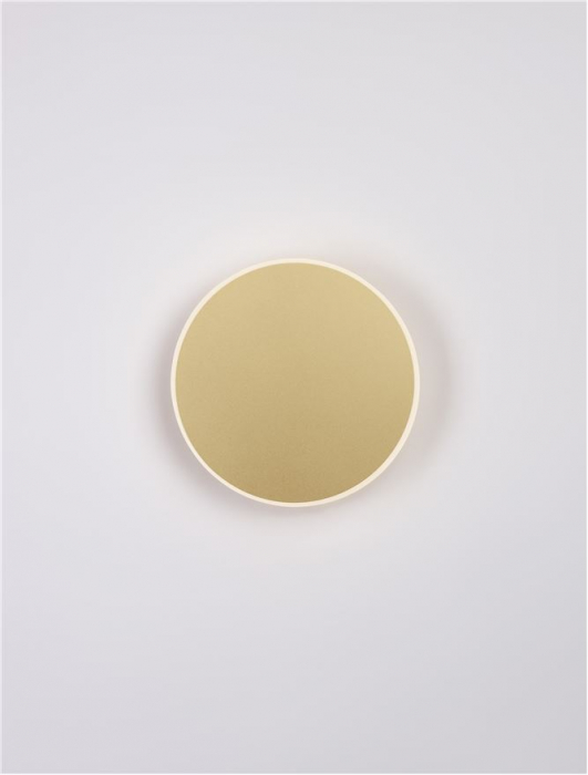 9248161 Aplica Nova Luce NEVO LED 12W 850lm 3000K Aluminium & Acrylic Matt Gold Nedimabil IP20 [4]