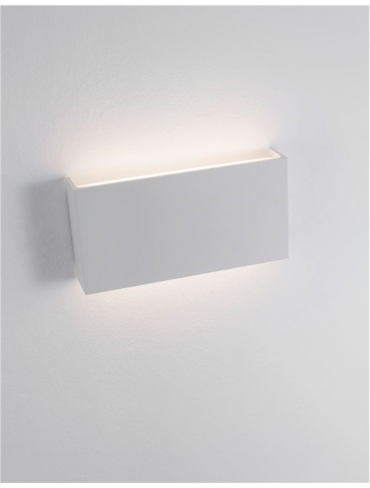 9262111 Aplica Nova Luce MILE LED 2X5W 550lm 3000K IP54 Aluminium Glass Diffuser White CRI>80 Beam Angle 102° Light Up & Down [4]
