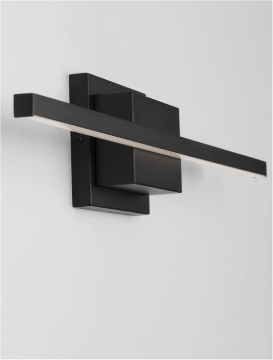 9267018 Aplica Nova Luce AZURE LED 12W 750lm 3000K Aluminium & Acrylic Sandy Black Nedimabil IP20 [9]