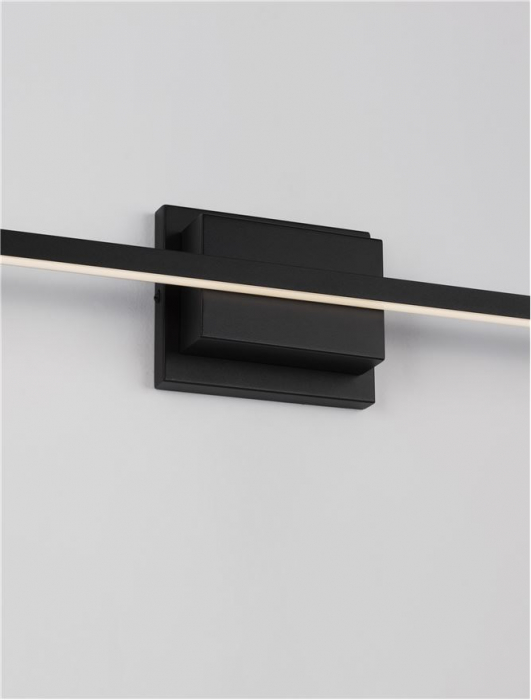9267019 Aplica Nova Luce AZURE LED 21W 1200lm 3000K Aluminium & Acrylic Sandy Black Nedimabil IP20 [10]