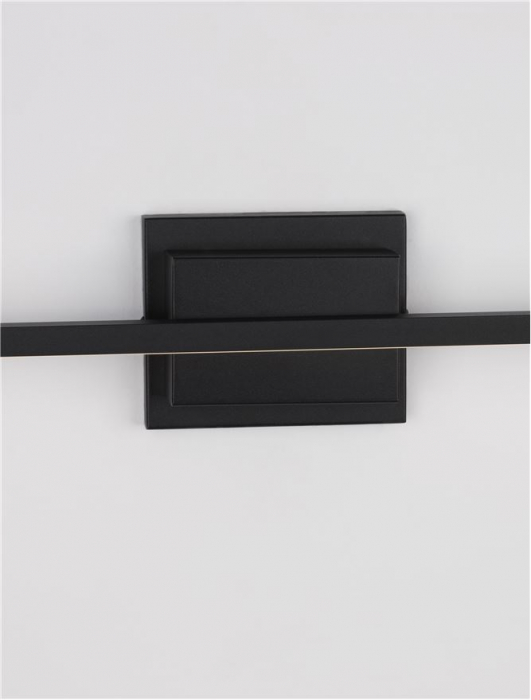 9267019 Aplica Nova Luce AZURE LED 21W 1200lm 3000K Aluminium & Acrylic Sandy Black Nedimabil IP20 [4]